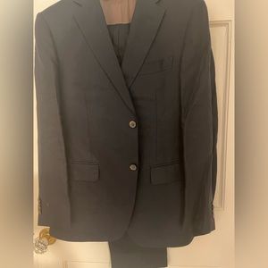 Suit Supply Brescia Pure Linen Navy Suit